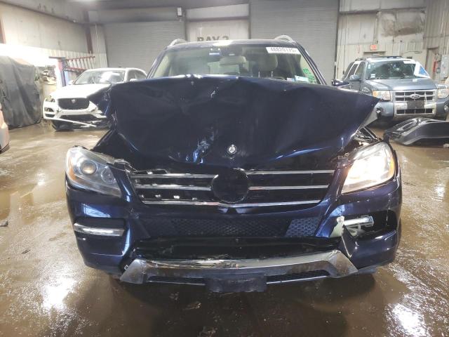 4JGDA5HB3FA613259 - 2015 MERCEDES-BENZ ML 350 4MATIC BLUE photo 5