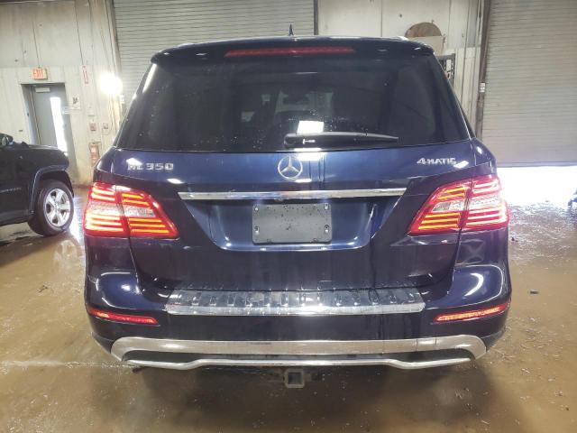 4JGDA5HB3FA613259 - 2015 MERCEDES-BENZ ML 350 4MATIC BLUE photo 6