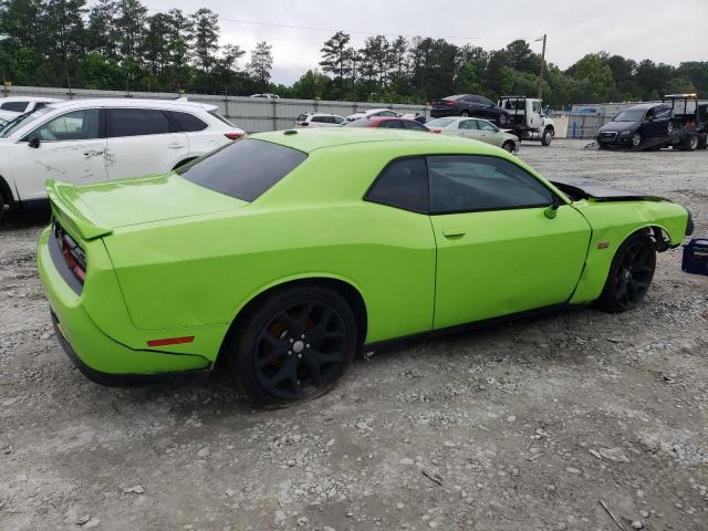 2C3CDZAT4FH783024 - 2015 DODGE CHALLENGER SXT GREEN photo 3