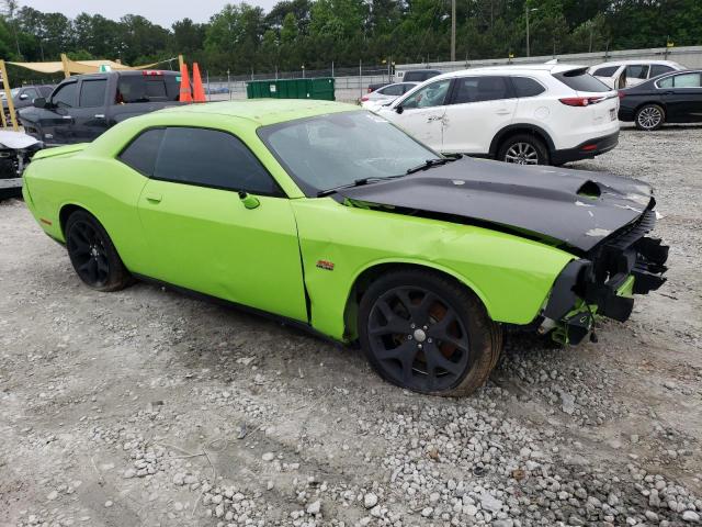 2C3CDZAT4FH783024 - 2015 DODGE CHALLENGER SXT GREEN photo 4