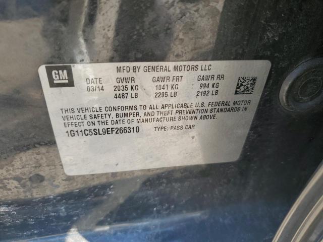 1G11C5SL9EF266310 - 2014 CHEVROLET MALIBU 1LT 黑色 照片 13