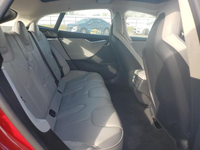 5YJSA1DP0DFP11319 - 2013 TESLA MODEL S RED photo 10