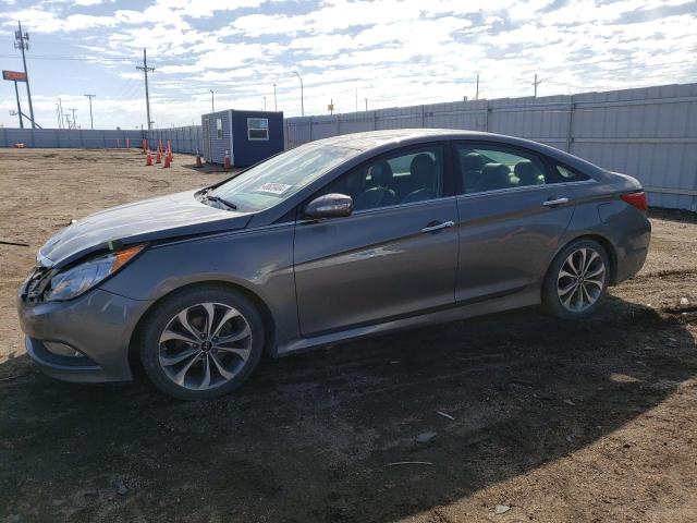 5NPEC4ABXEH831651 - 2014 HYUNDAI SONATA SE GRAY photo 1