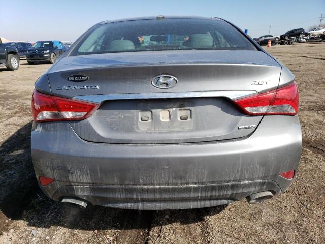 5NPEC4ABXEH831651 - 2014 HYUNDAI SONATA SE GRAY photo 6