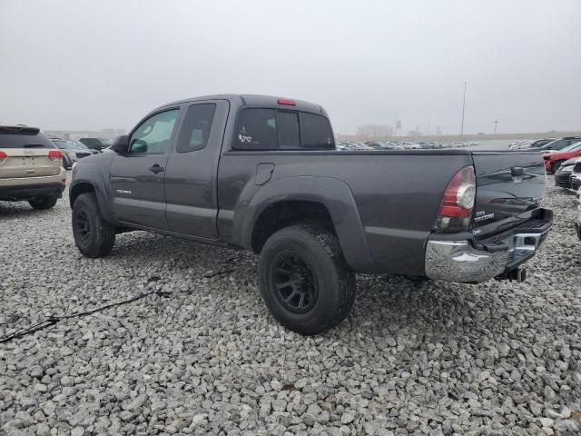 5TFTX4GNXCX010452 - 2012 TOYOTA TACOMA PRERUNNER ACCESS CAB GRAY photo 2