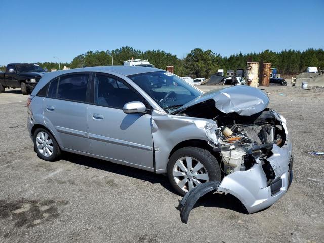 KNADH5A35B6757733 - 2011 KIA RIO BASE SILVER photo 4