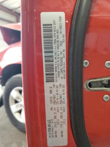 1C6RR7LT7KS550502 - 2019 RAM 1500 CLASS SLT 红色 照片 12