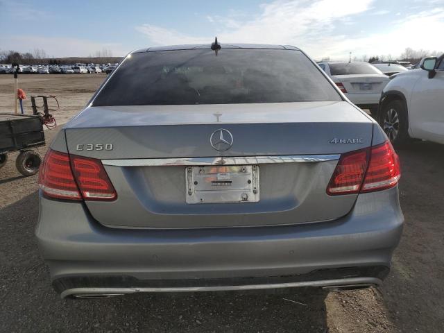 WDDHF8JB8EA960996 - 2014 MERCEDES-BENZ E 350 4MATIC GRAY photo 6