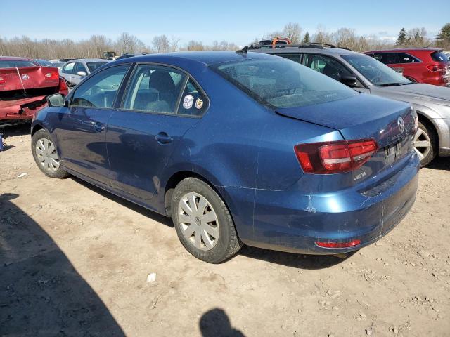 3VW267AJ6GM321424 - 2016 VOLKSWAGEN JETTA S BLUE photo 2