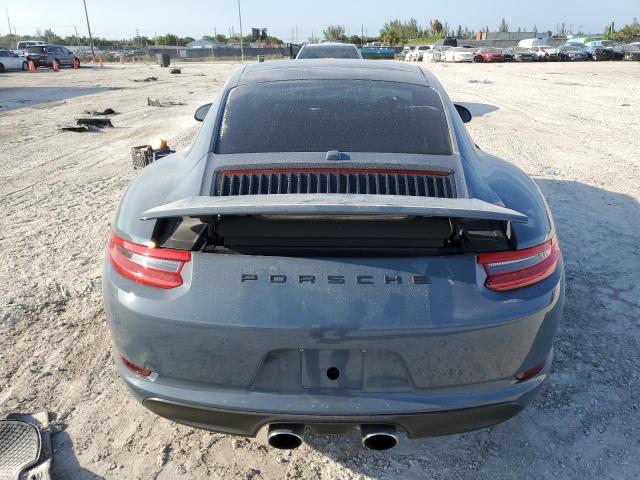 WP0AA2A97HS106827 - 2017 PORSCHE 911 CARRERA GRAY photo 6