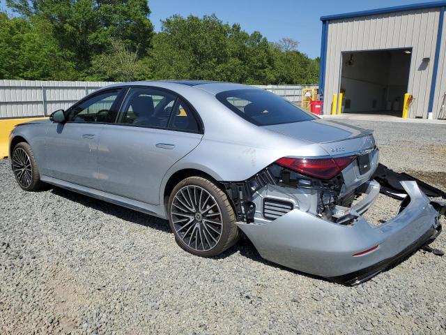 W1K6G6DB7PA181399 - 2023 MERCEDES-BENZ S 500 4MATIC SILVER photo 2