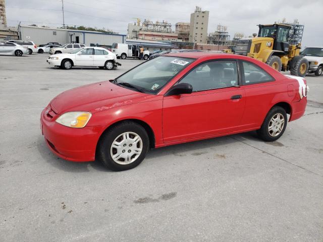 1HGEM22282L040740 - 2002 HONDA CIVIC DX RED photo 1