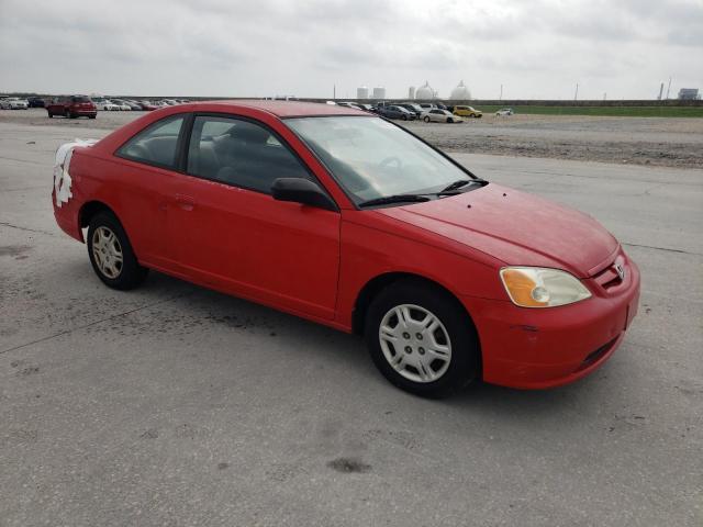 1HGEM22282L040740 - 2002 HONDA CIVIC DX RED photo 4