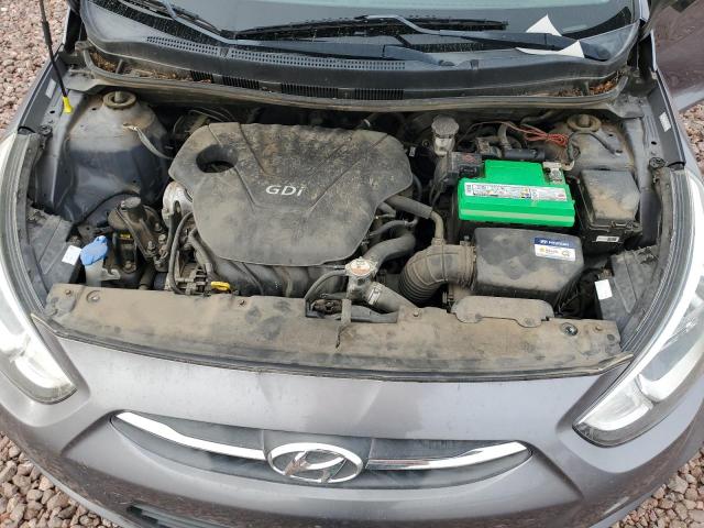 KMHCT4AE1GU017684 - 2016 HYUNDAI ACCENT SE SILVER photo 11