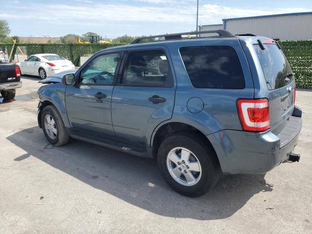 1FMCU0DG0BKB63677 - 2011 FORD ESCAPE XLT BLUE photo 2