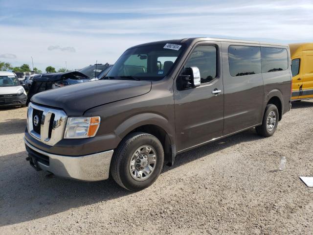 5BZAF0AA0EN161890 - 2014 NISSAN NV 3500 S BROWN photo 1