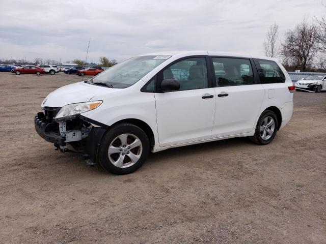 5TDKA3DCXCS010693 - 2012 TOYOTA SIENNA BASE WHITE photo 1