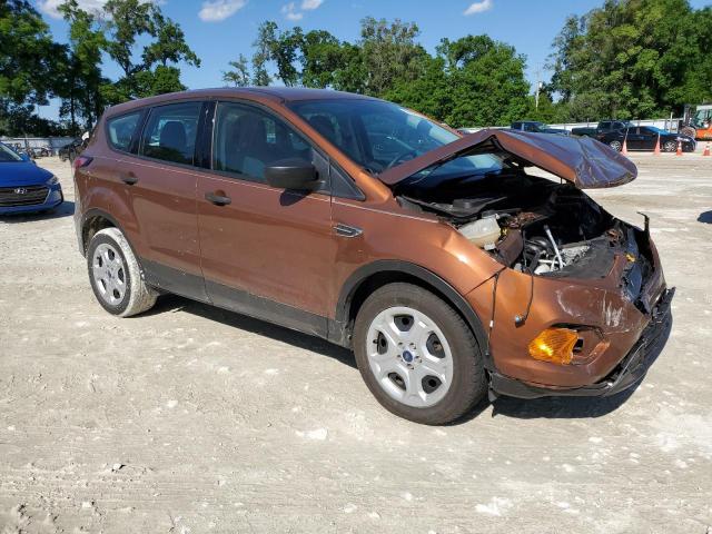 1FMCU0F72HUA46354 - 2017 FORD ESCAPE S ORANGE photo 4