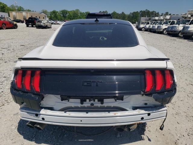 1FA6P8CF1M5101633 - 2021 FORD MUSTANG GT WHITE photo 6