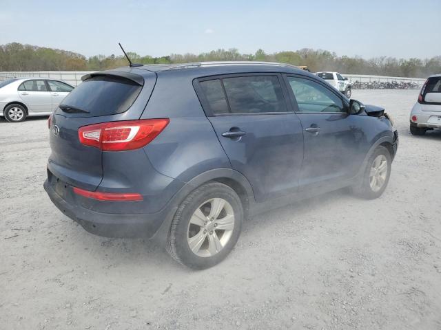 KNDPB3A29C7224440 - 2012 KIA SPORTAGE BASE BLUE photo 3