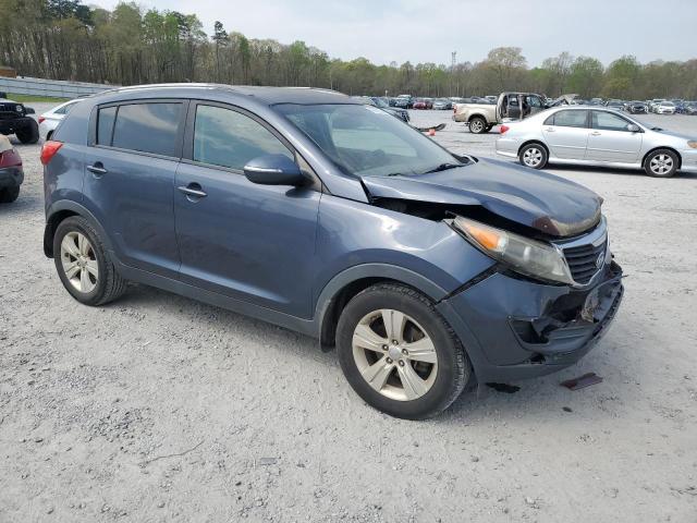 KNDPB3A29C7224440 - 2012 KIA SPORTAGE BASE BLUE photo 4