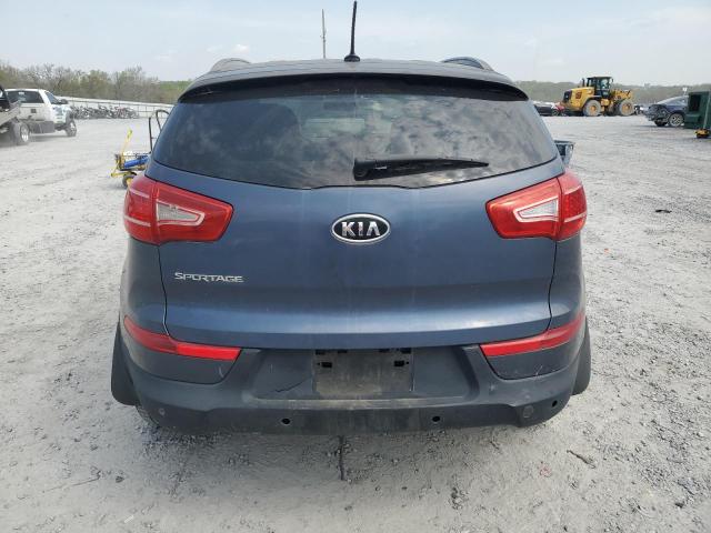 KNDPB3A29C7224440 - 2012 KIA SPORTAGE BASE BLUE photo 6