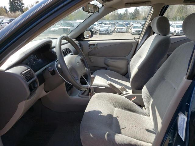 1Y1SK52821Z412447 - 2001 CHEVROLET GEO PRIZM BASE Mavi foto 7