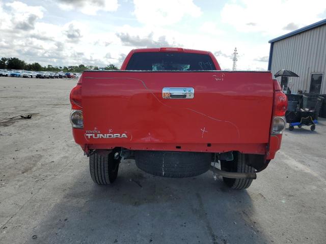 5TFRU54178X010815 - 2008 TOYOTA TUNDRA DOUBLE CAB RED photo 6