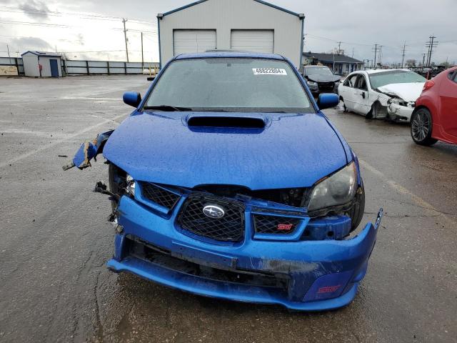 JF1GD76607L509477 - 2007 SUBARU IMPREZA WRX STI BLUE photo 5