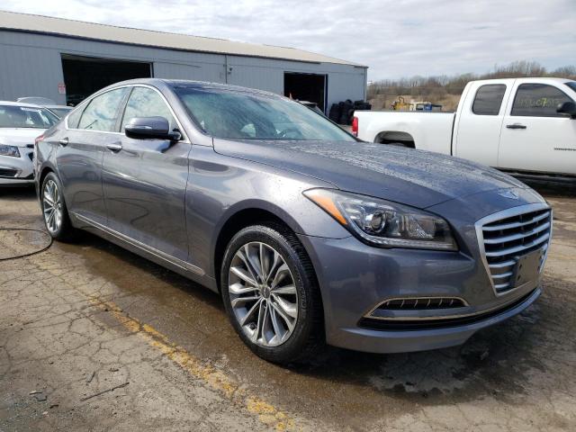 KMHGN4JE0FU057362 - 2015 HYUNDAI GENESIS 3.8L GRAY photo 4