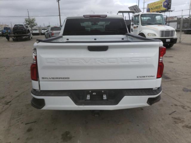 1GCPWBEK4MZ397877 - 2021 CHEVROLET SILVERADO C1500 CUSTOM WHITE photo 6