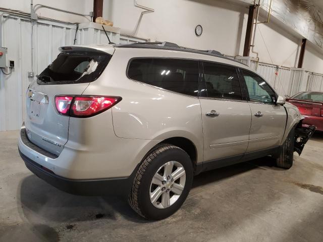 1GNKRGKD9DJ142927 - 2013 CHEVROLET TRAVERSE LT TAN photo 3