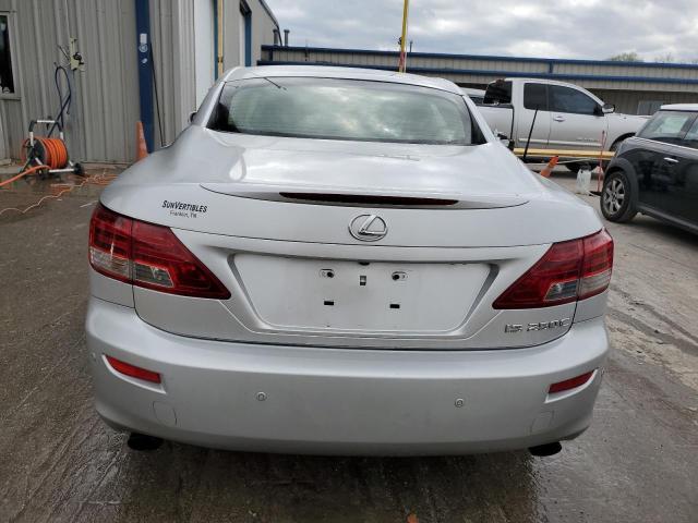 JTHFF2C23D2528688 - 2013 LEXUS IS 250 SILVER photo 6