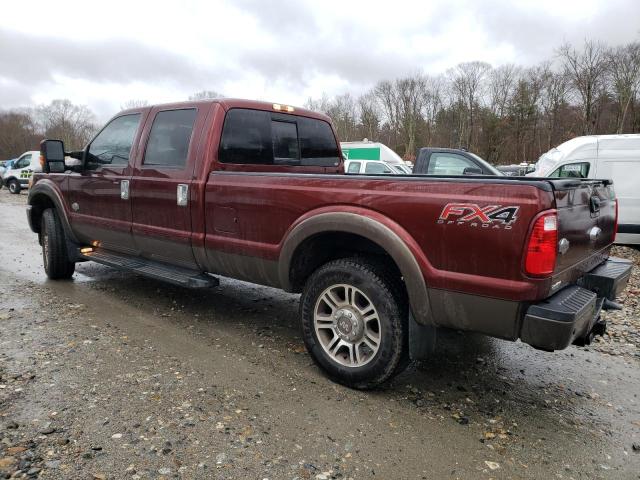 1FT7W2BTXFED54359 - 2015 FORD F250 SUPER DUTY BROWN photo 2