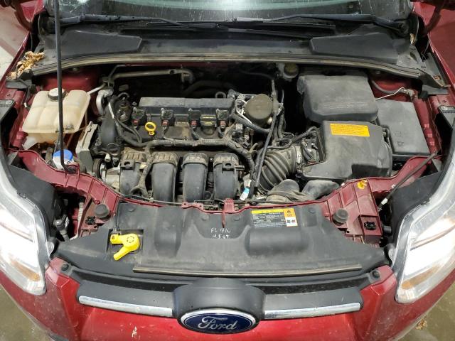 1FADP3F23DL151867 - 2013 FORD FOCUS SE RED photo 11