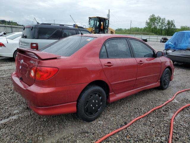 1NXBR32E04Z234948 - 2004 TOYOTA COROLLA CE RED photo 3