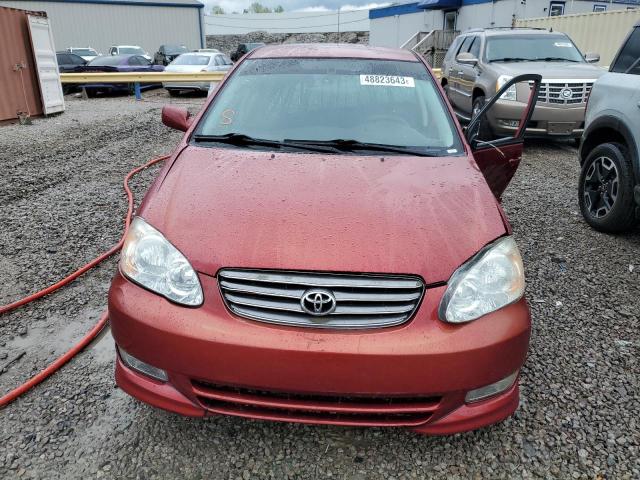 1NXBR32E04Z234948 - 2004 TOYOTA COROLLA CE RED photo 5