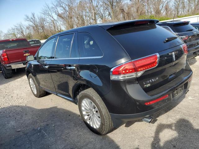 2LMDJ8JK7BBJ18416 - 2011 LINCOLN MKX BLACK photo 2