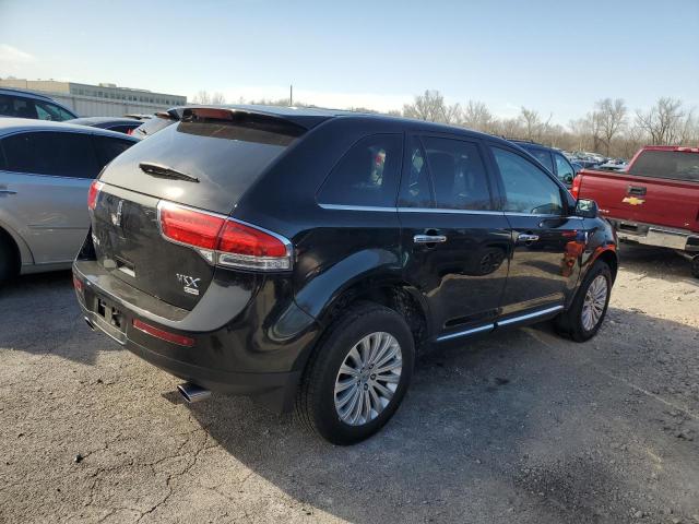 2LMDJ8JK7BBJ18416 - 2011 LINCOLN MKX BLACK photo 3