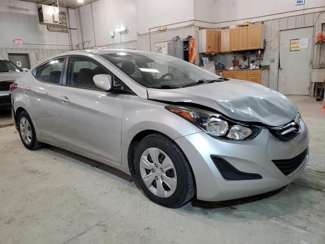 5NPDH4AE9GH700821 - 2016 HYUNDAI ELANTRA SE SILVER photo 4