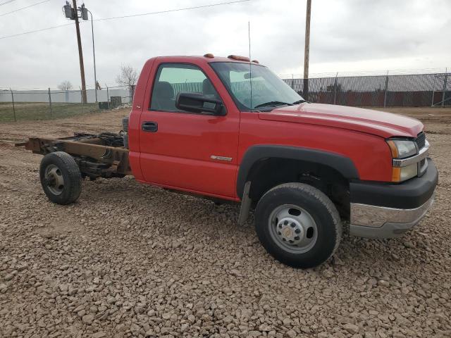 1GBJC34U63E287026 - 2003 CHEVROLET SILVERADO C3500 RED photo 4