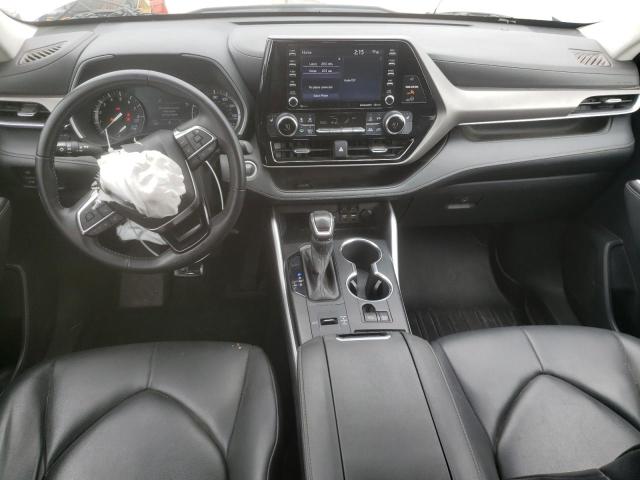 5TDGZRAH8LS503368 - 2020 TOYOTA HIGHLANDER XLE SILVER photo 8