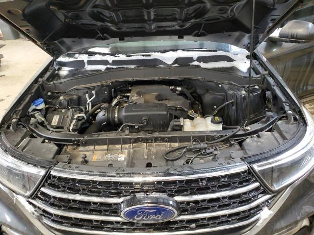 1FMSK8DH3LGB87713 - 2020 FORD EXPLORER XLT GRAY photo 12