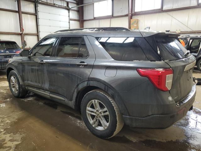 1FMSK8DH3LGB87713 - 2020 FORD EXPLORER XLT GRAY photo 2