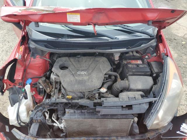 KNADM5A33D6131337 - 2013 KIA RIO LX RED photo 11