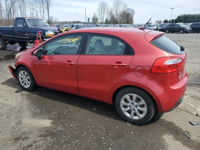 KNADM5A33D6131337 - 2013 KIA RIO LX RED photo 2