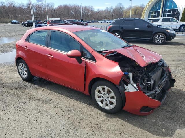 KNADM5A33D6131337 - 2013 KIA RIO LX RED photo 4