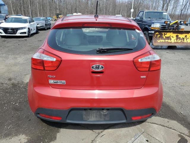 KNADM5A33D6131337 - 2013 KIA RIO LX RED photo 6