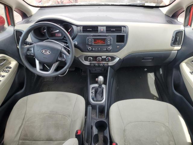 KNADM5A33D6131337 - 2013 KIA RIO LX RED photo 8