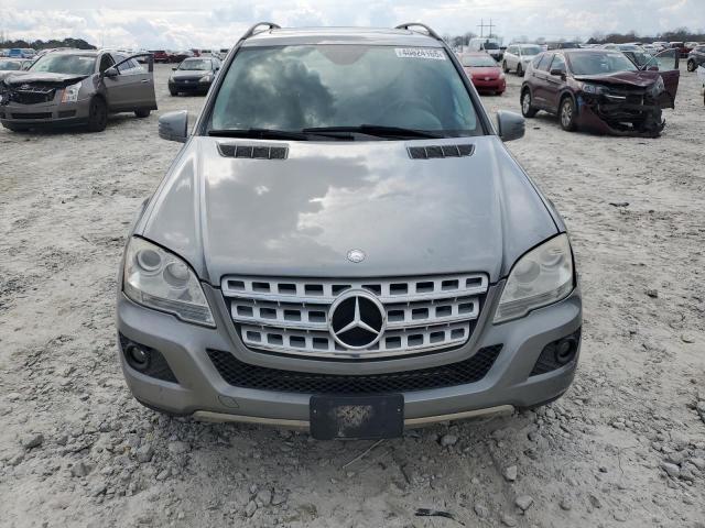 4JGBB8GB8BA663141 - 2011 MERCEDES-BENZ ML 350 4MATIC GRAY photo 5